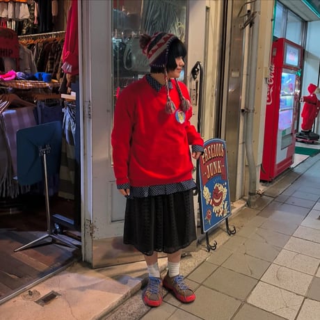 USA製 TULTEX  タズマニアンデビル　クリスマススウェット