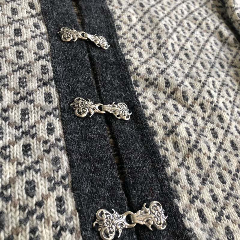 エルエルビーン ノルディック ニット カーディガン ウール L.L.Bean（エルエルビーン） 80'S L.L.BEAN Nordic Cardigan Made in