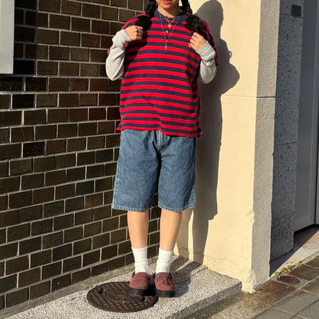 USA製　POLO ボーダーポロシャツ