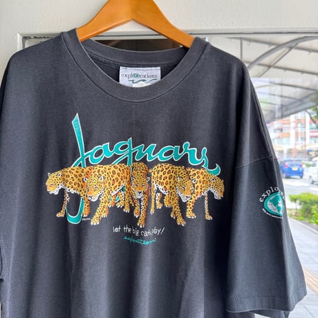 〜00's アニマルプリントTシャツ 〝ジャガー〟XL