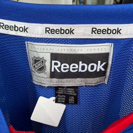 Reebok NHLチーム　レースアップゲームシャツ
