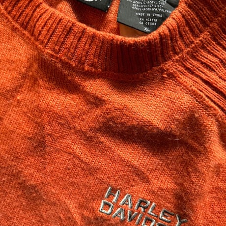 HARLEY DAVIDSON  刺繍セーター