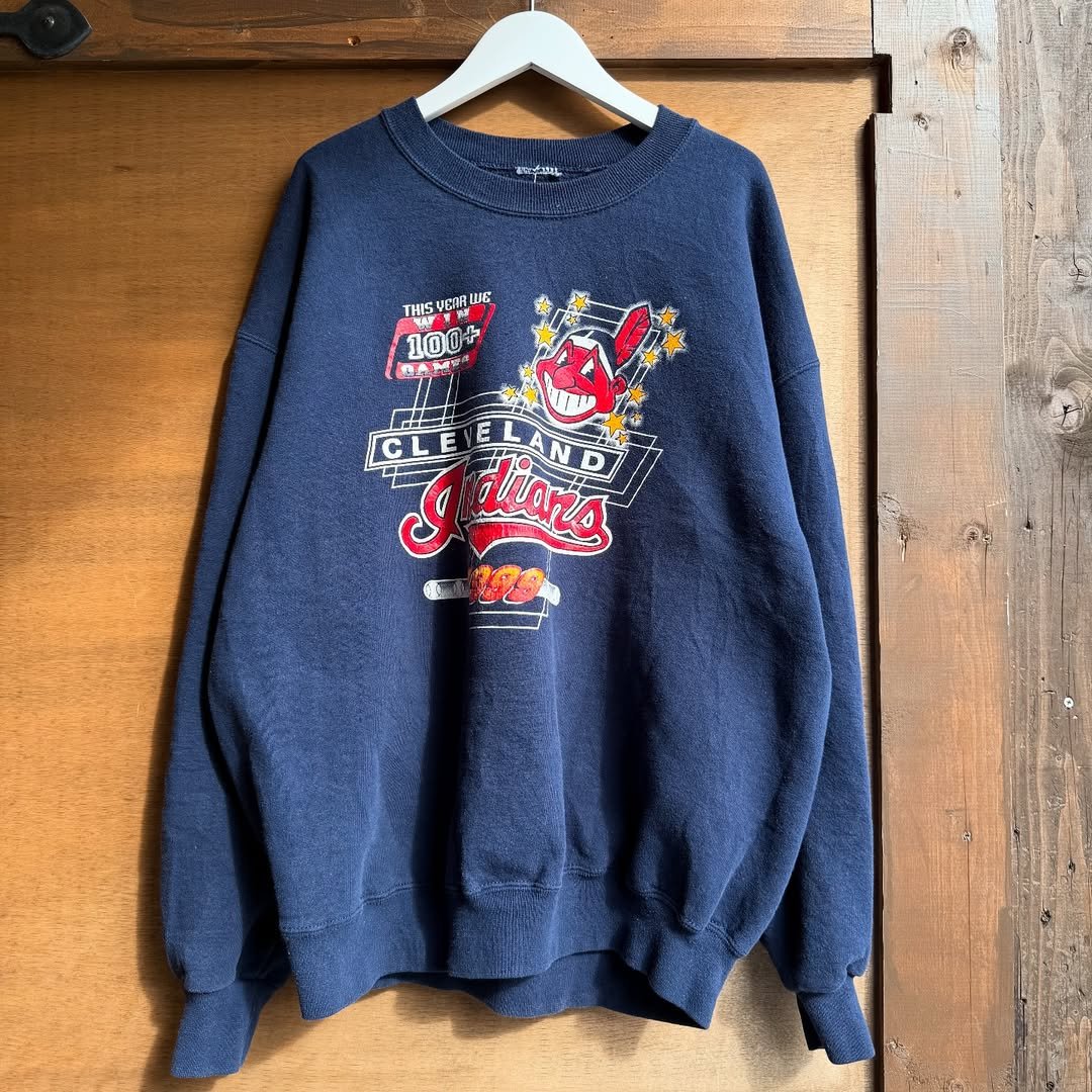 90s インディアンズ プリントスウェット | CUSTOM FEVER 90s インディアンズ プリントスウェット | CUSTOM FEVER