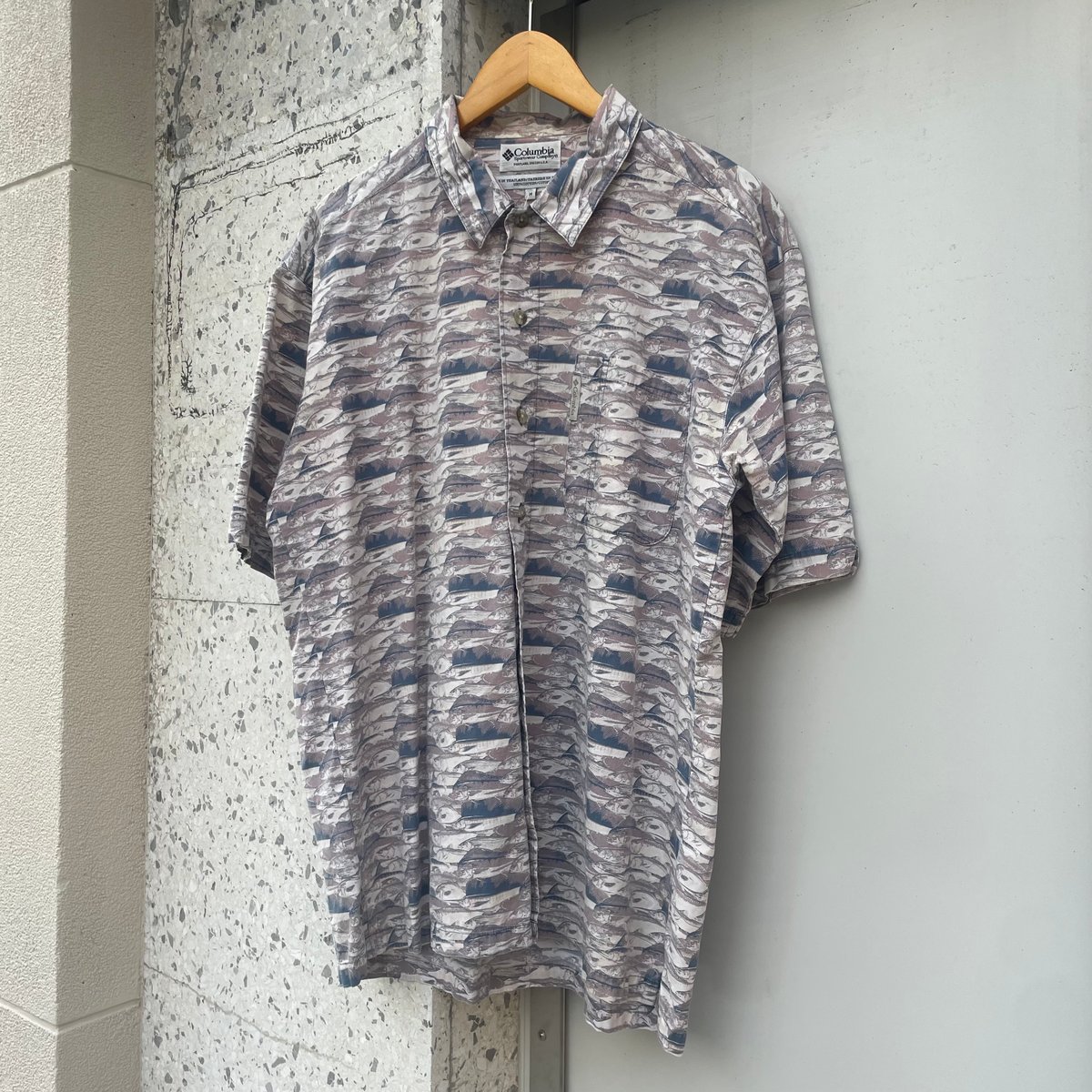Columbia 魚柄半袖シャツ | CUSTOM FEVER