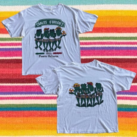 Carlos O’Brian’s カエル両面プリントTシャツ