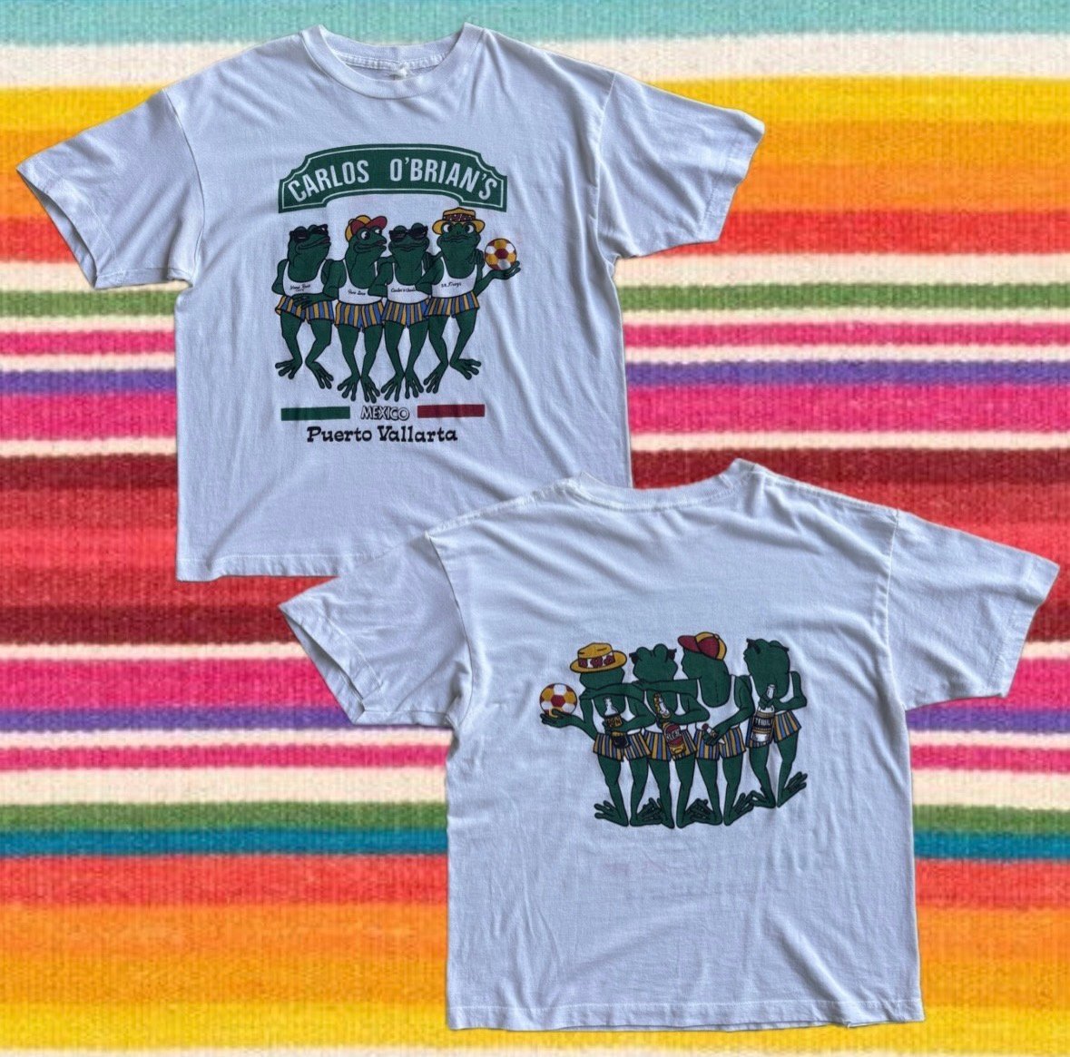 Carlos O'Brian's カエル両面プリントTシャツ | CUSTOM FEVER