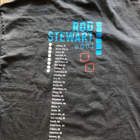 ROD STEWART  2001 tour tシャツ