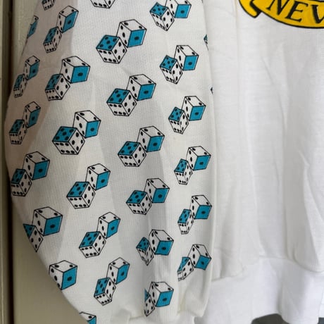 80's USA製 RENO NEVADA Dice Print Sweatスウェット  L