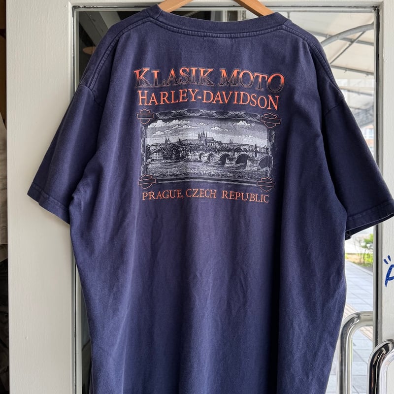 00's Harley Davidson ポケT フェード　Tシャツ 00's HARLEY DAVIDSON ポケT XL | CUSTOM FEVER