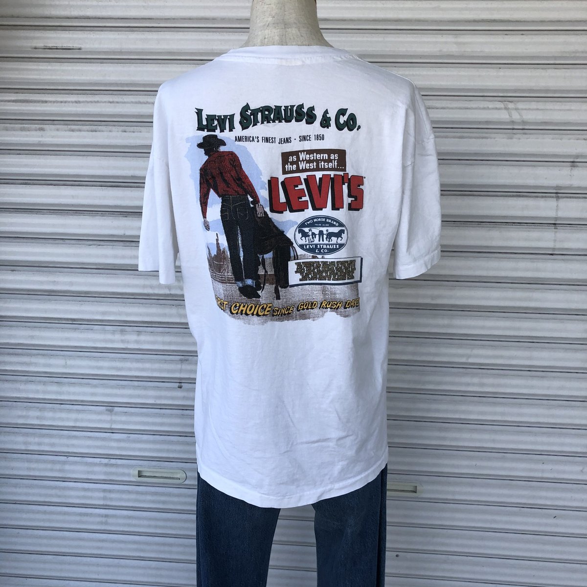 90'sUSA製Levi's プリントTシャツ | CUSTOM FEVER