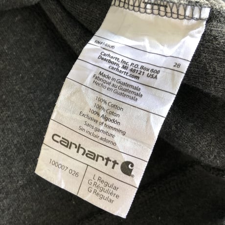 Carharttハーフジップ L