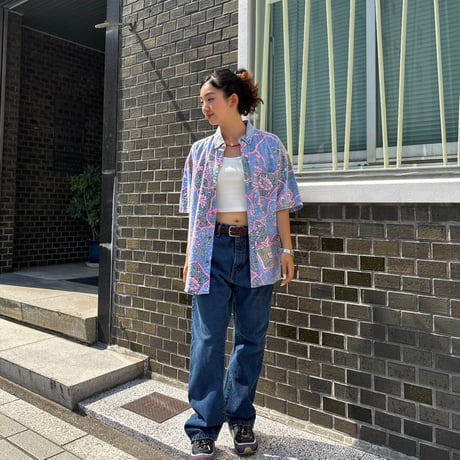 PACIFIC COAST HIGHWAY 花総柄シャツ