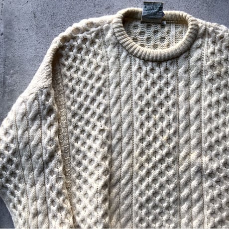 フィッシャーマンセーターXL MADE IN IRELAND