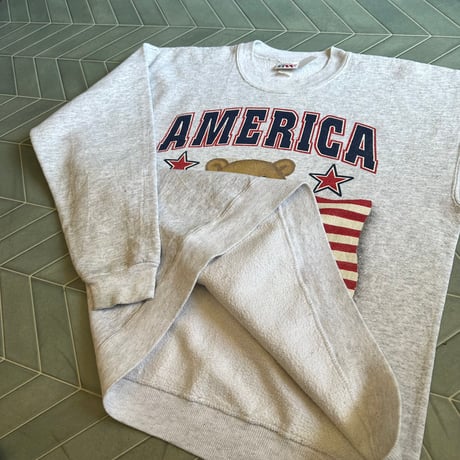 USA製 アメリカくまちゃんスウェット