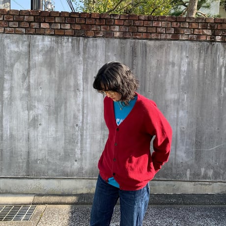 CHAPSコットンニットカーディガン