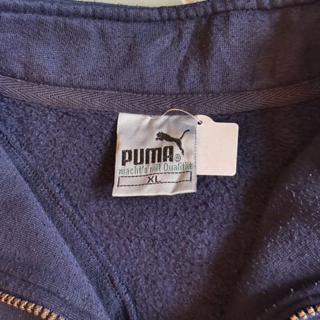 90s PUMA ハーフジップスウェット
