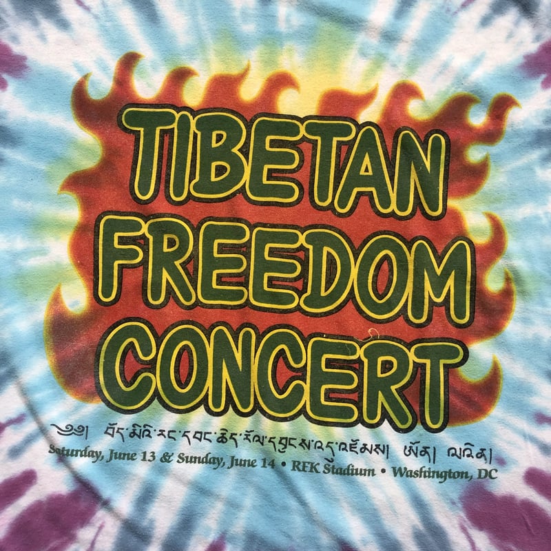 TIBETAN FREEDOM CONCERT 1998 タイダイT | CUSTOM FEVER
