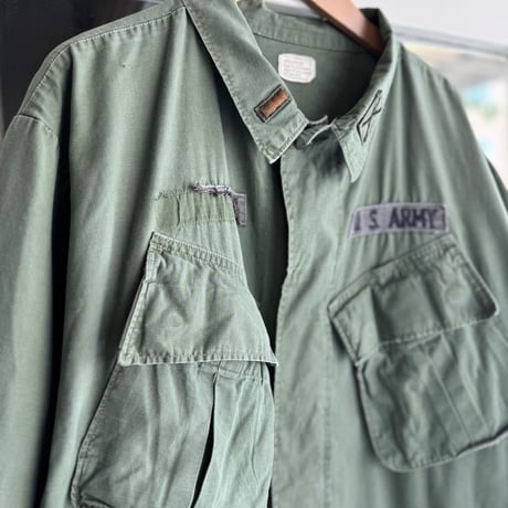 1969年製 U.S. ARMY ジャングルファティーグジャケット 4th リップストップ