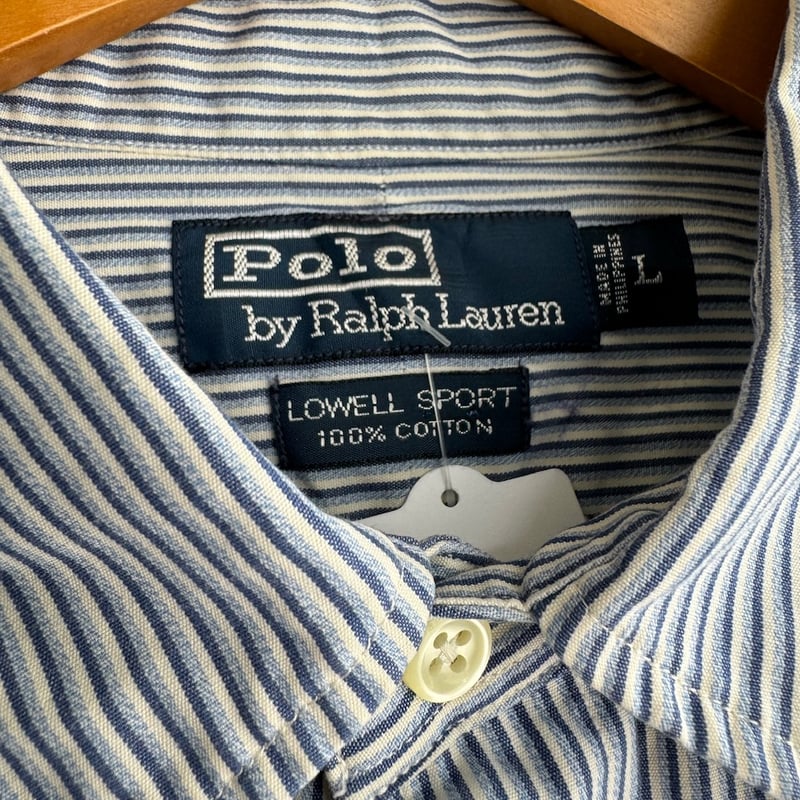 Ralph Lauren〝LOWELL SPORT〟ストライプシャツL | CUSTOM FEVER Ralph Lauren〝LOWELL SPORT〟ストライプシャツL | CUSTOM FEVER