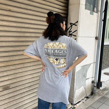 HARLEY-DAVIDSON バックプリントTシャツ