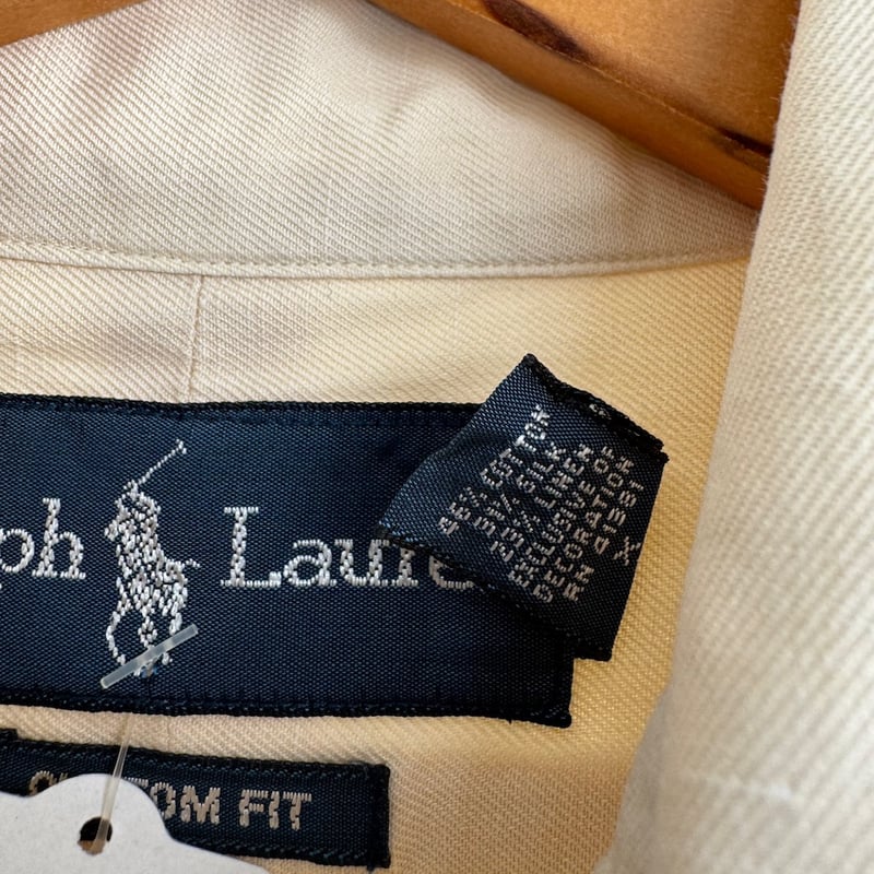 Ralph Lauren シルクリネン混 長袖シャツ S | CUSTOM FEVER