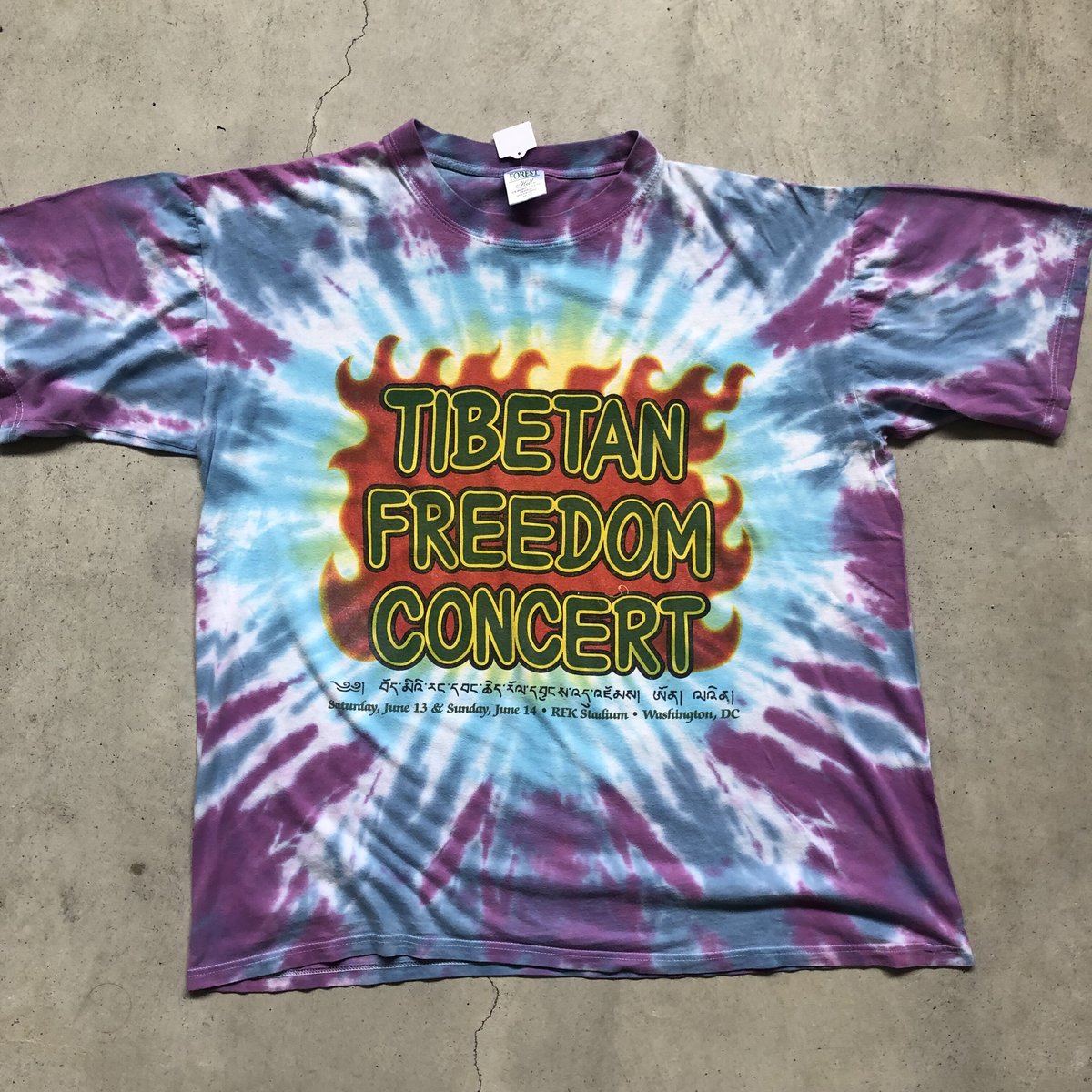TIBETAN FREEDOM CONCERT 1998 タイダイT | CUSTOM FEVER