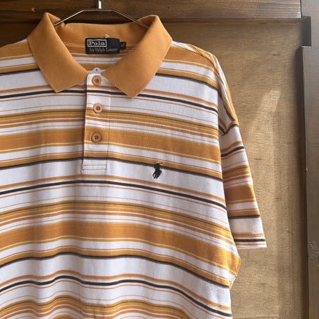 POLO ボーダーポロシャツ