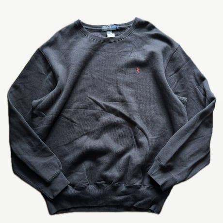 POLO ワンポイントスウェット L