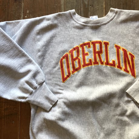 90'sUSA製OBERLINチャンピオンリバースウィーブ XL
