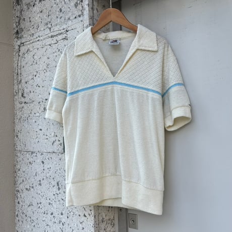 KENNINGTON パイルVネックポロシャツ