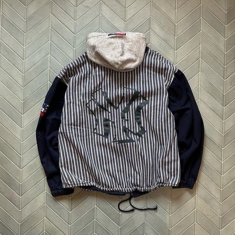 イングランド製NY刺繍切り替えフーディジャケット⚾️