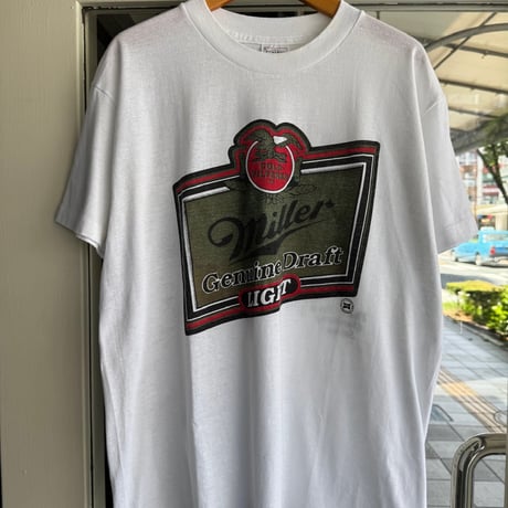 90's Miller ビールプリントTシャツ L