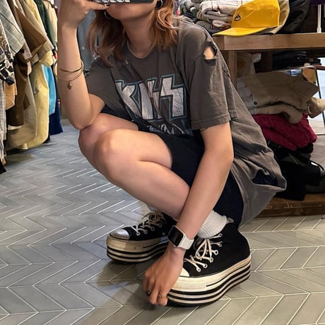 KISSダメージTシャツ
