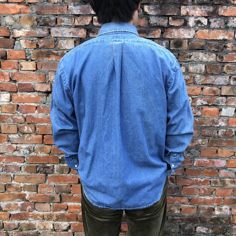 RALPH LAUREN デニムボタンダウンシャツ | CUSTOM FEVER RALPH LAUREN デニムボタンダウンシャツ | CUSTOM FEVER