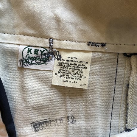 NOS!USA製 KEY PREST ワークパンツ ネイビー(13)、カーキ(14)