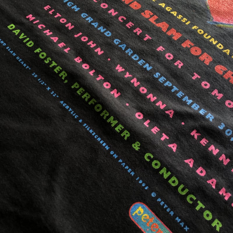 80sグレートフルデッドXピーターマックス　スプリングツアーTシャツ 80sグレートフルデッドXピーターマックス スプリングツアーT
