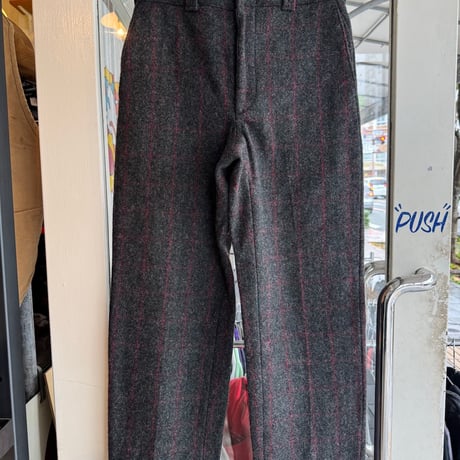 80's USA製 L.L.Bean ウールパンツW30