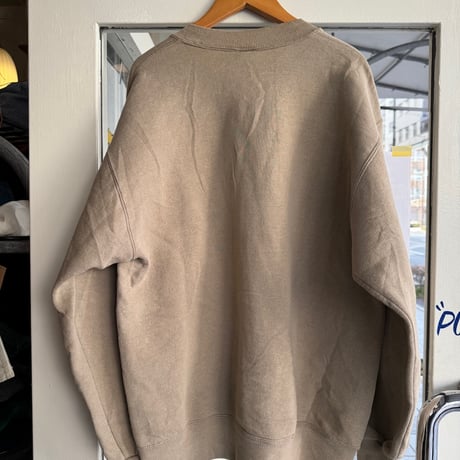90's USA製RUSSELL無地スウェット L ベージュ