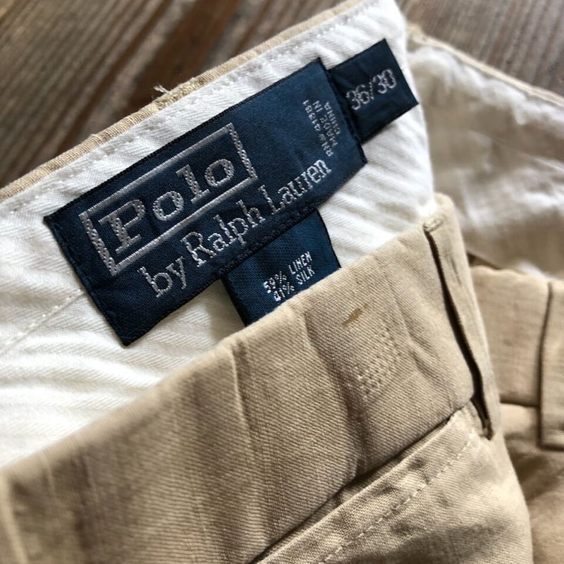 Ralph Lauren リネン×シルク チノ W36×L30 | CUSTOM FEVER Ralph Lauren リネン×シルク チノ W36×L30 | CUSTOM FEVER