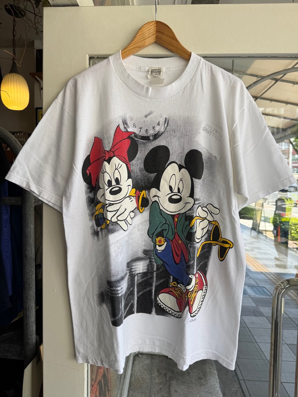 90年代ミッキー,ミニープリントTシャツ XL | CUSTOM FEVER