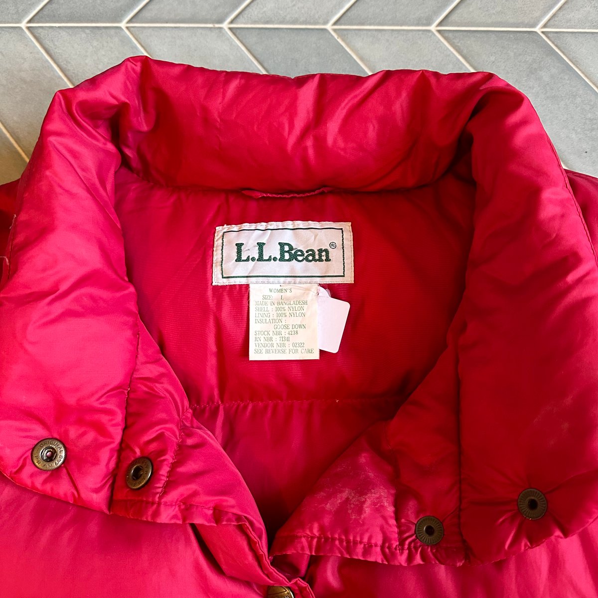 llbean ダウンベスト　80s usa製 1980s USA製 L.L.Bean ダウンベスト | レッド - レディース 渋谷