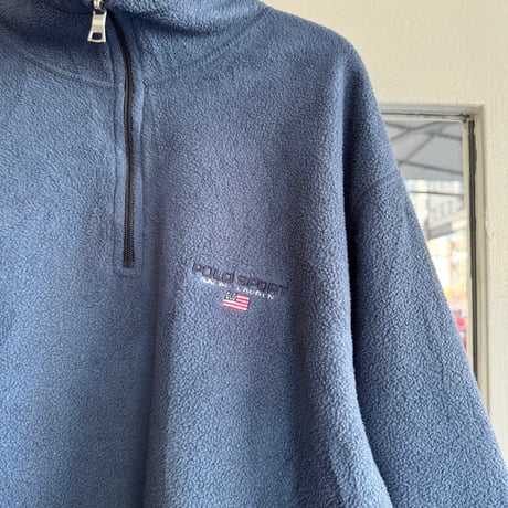 POLO SPORT ハーフジップフリース M