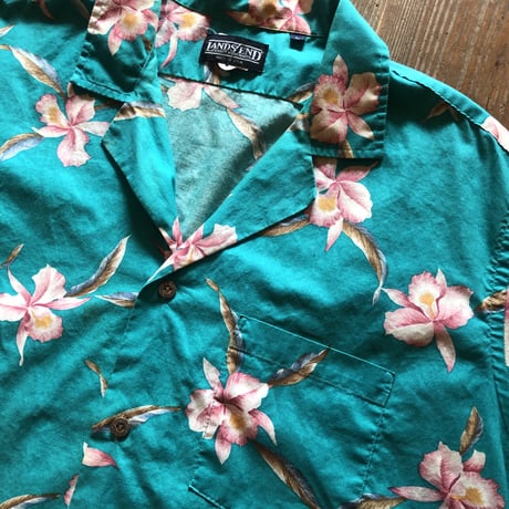 LANDS'END USA製ハワイアンシャツ