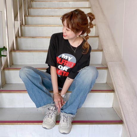 USA製 girl friend or basketball Tシャツ