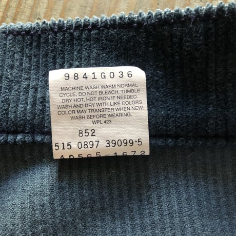 未使用90's Levi'sコーデュロイワイドパンツ