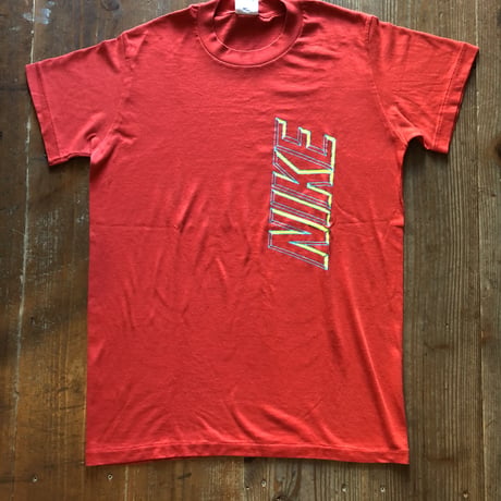 90's 銀タグNIKE ロゴプリントTシャツ　M