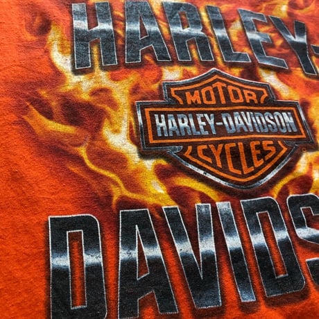 HARLEY DAVIDSON プリントT  L