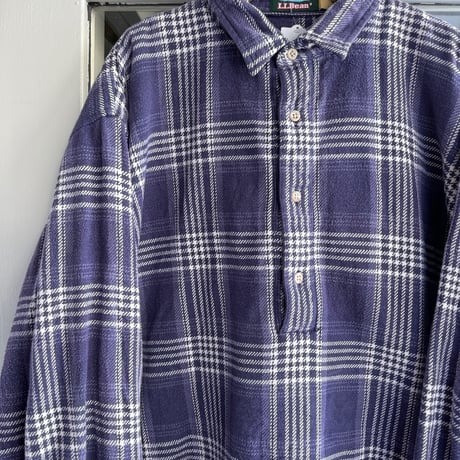 〜90's L.L.Bean 山タグ プルオーバーシャツ