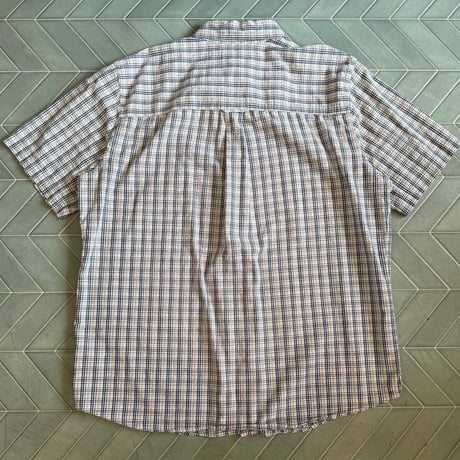 CHAPS シアサッカー チェックシャツ
