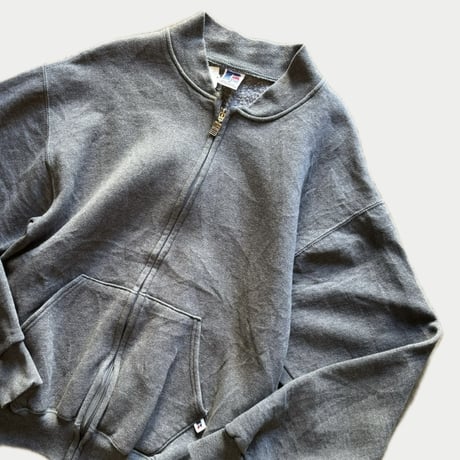 90's USA製 RUSSELL ジップカーディガン M